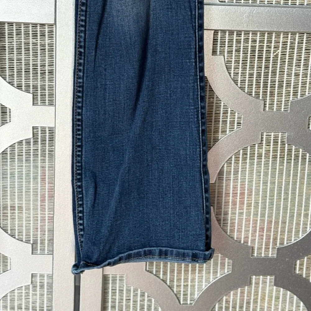 Women's Blue Distressed Jeans - Picture 6 of 9